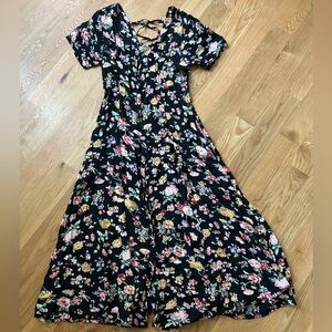 90’s Grunge Floral Maxi Dress